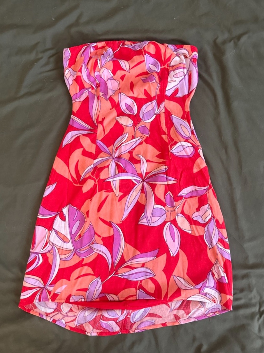 Mahina Strapless Floral Tube Dress